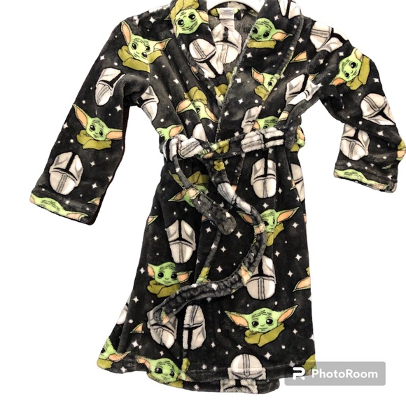 Star Wars Pajamas Kids Character Plush Soft Fleece Bathrobe Star